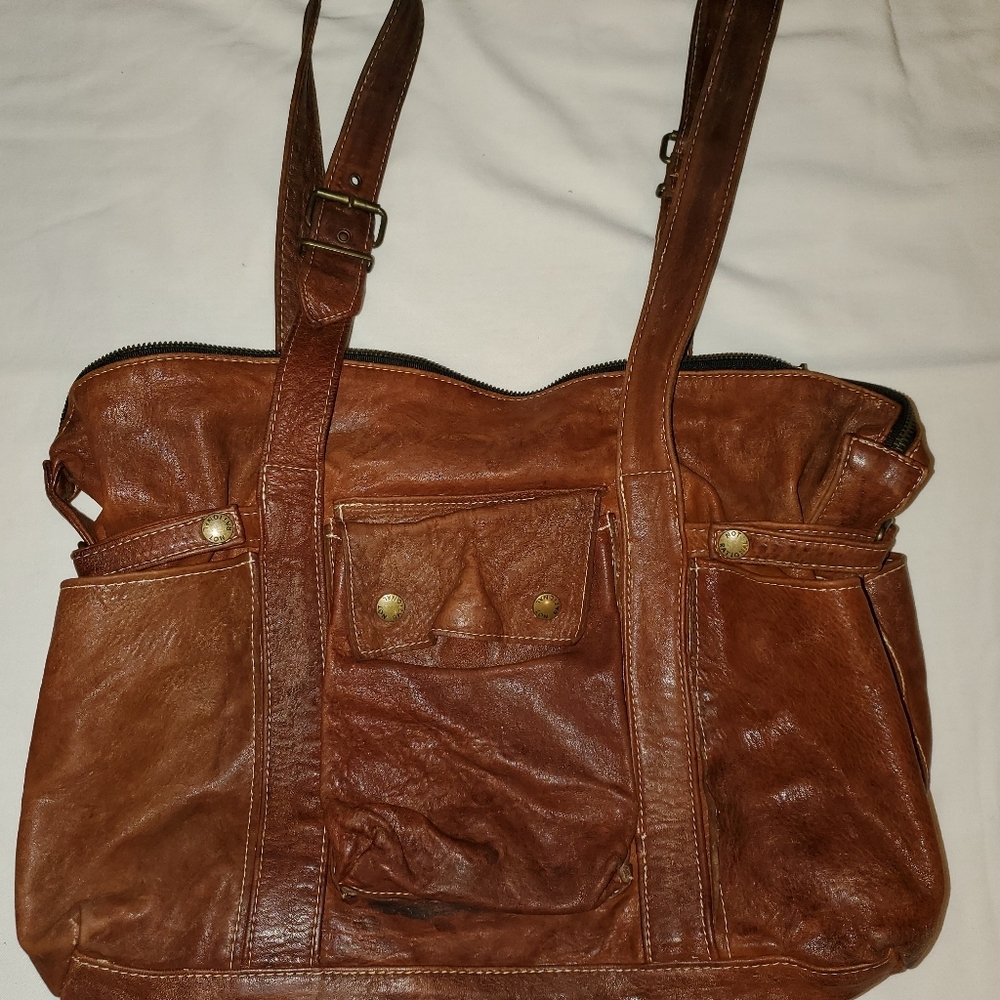 Not Rational Hansel cognac diaper bag